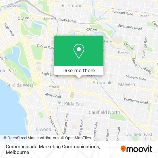 Communicado Marketing Communications map
