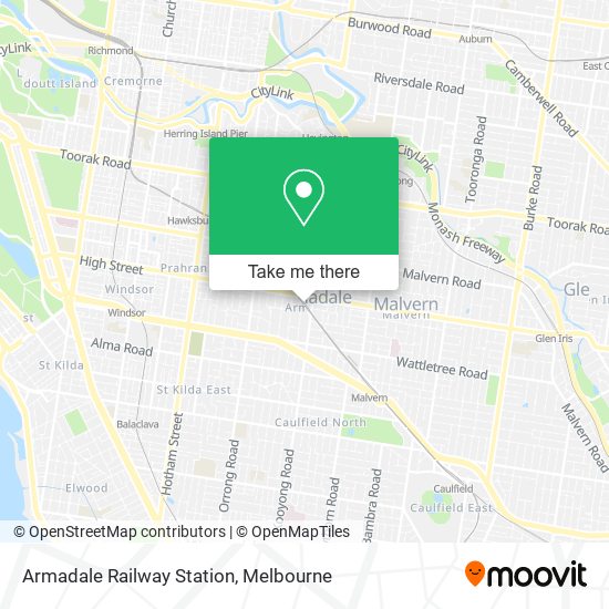Armadale Railway Station map