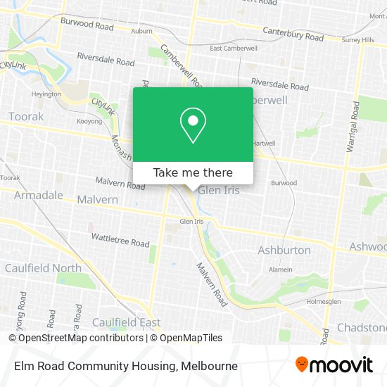 Elm Road Community Housing map