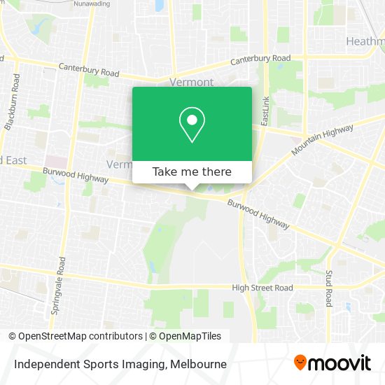 Independent Sports Imaging map