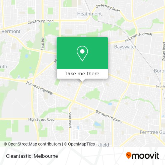 Cleantastic map