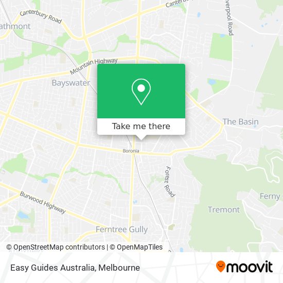 Easy Guides Australia map