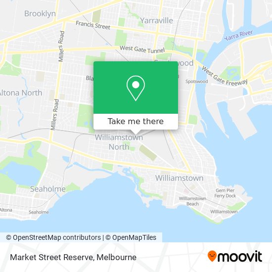 Market Street Reserve map