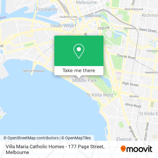 Villa Maria Catholic Homes - 177 Page Street map