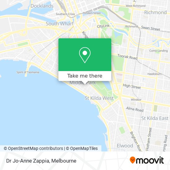 Dr Jo-Anne Zappia map