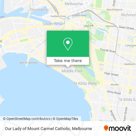 Our Lady of Mount Carmel Catholic map