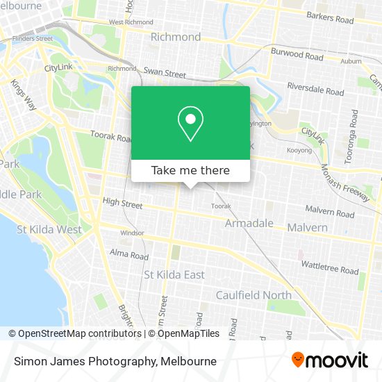 Simon James Photography map