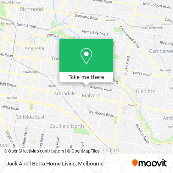 Jack Abell Betta Home Living map