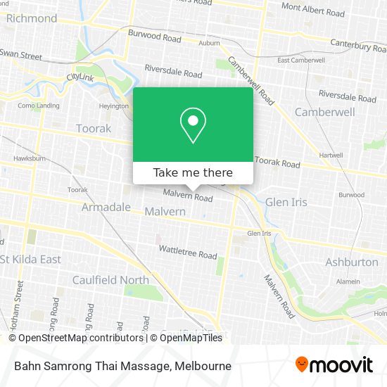 Bahn Samrong Thai Massage map