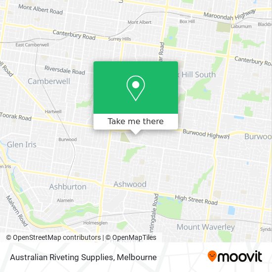 Mapa Australian Riveting Supplies