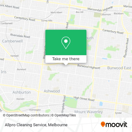 Allpro Cleaning Service map