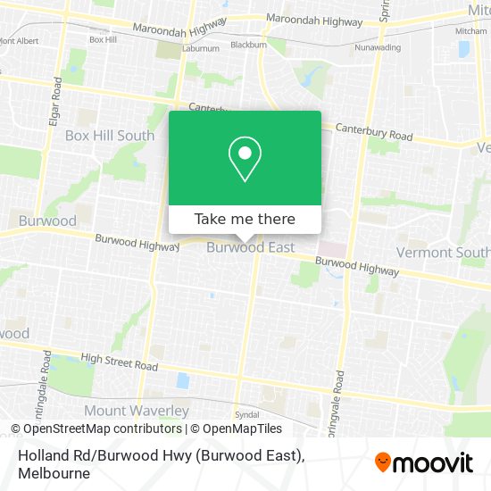 Holland Rd / Burwood Hwy (Burwood East) map