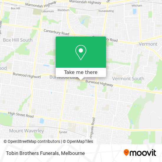 Tobin Brothers Funerals map