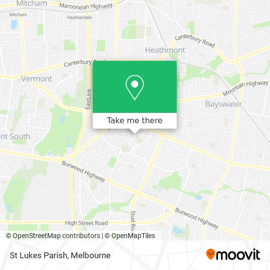 St Lukes Parish map