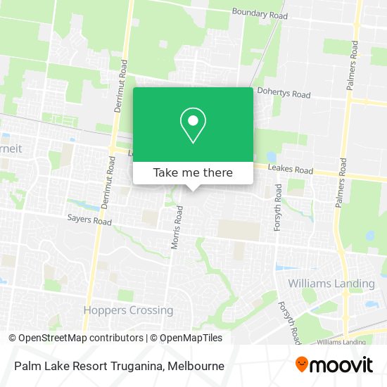 Palm Lake Resort Truganina map