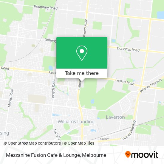 Mapa Mezzanine Fusion Cafe & Lounge