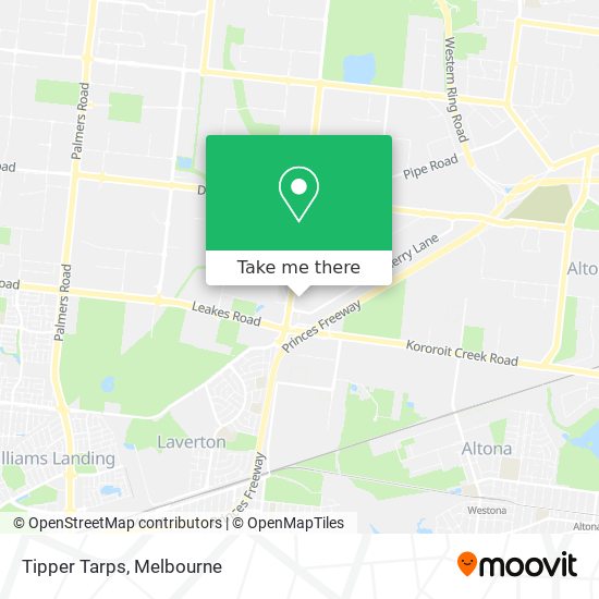 Tipper Tarps map