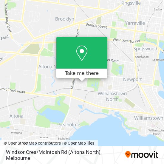 Windsor Cres / McIntosh Rd (Altona North) map
