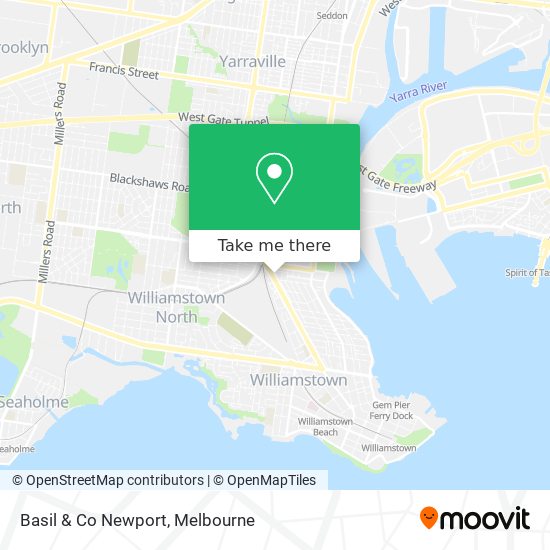 Basil & Co Newport map