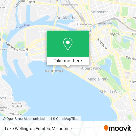Lake Wellington Estates map