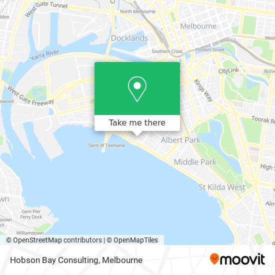 Mapa Hobson Bay Consulting