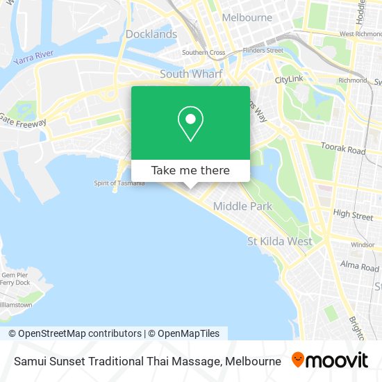 Samui Sunset Traditional Thai Massage map
