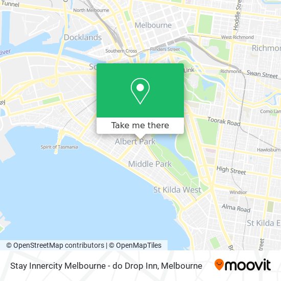 Stay Innercity Melbourne - do Drop Inn map