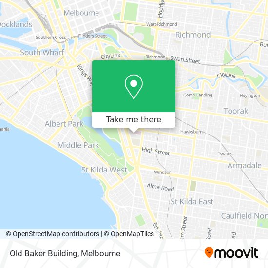 Old Baker Building map