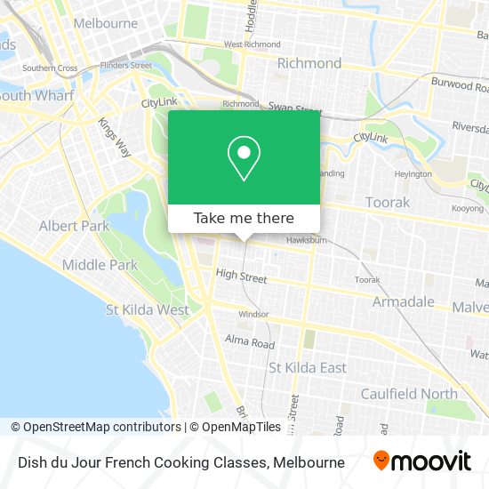 Dish du Jour French Cooking Classes map