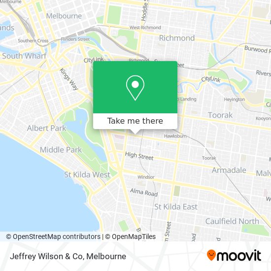 Jeffrey Wilson & Co map