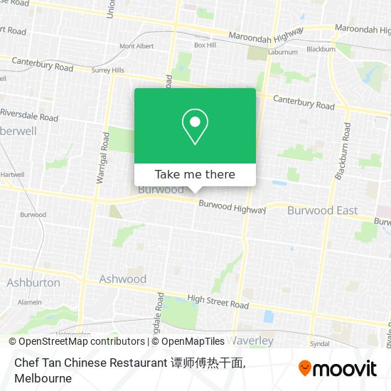 Chef Tan Chinese Restaurant 谭师傅热干面 map