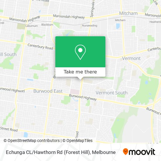Echunga CL / Hawthorn Rd (Forest Hill) map