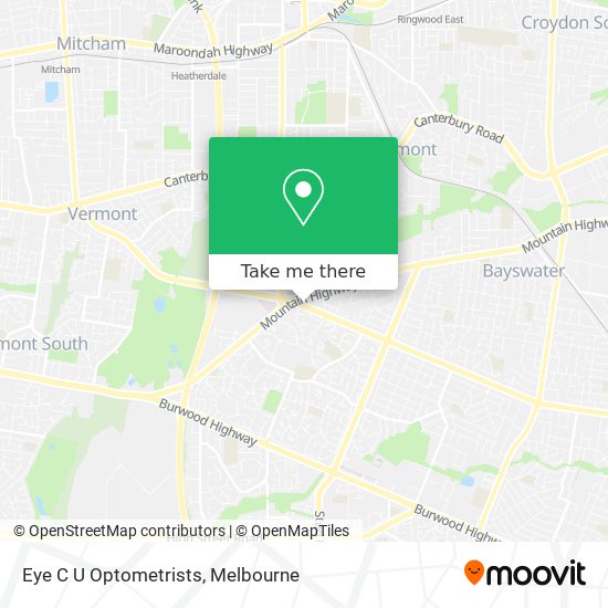 Eye C U Optometrists map