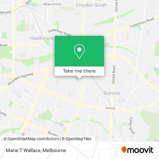 Marie T Wallace map