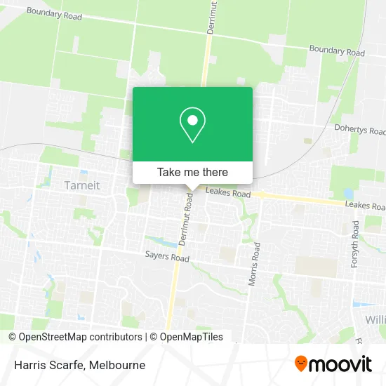 Harris Scarfe map