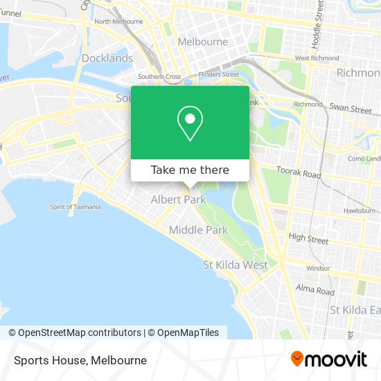 Mapa Sports House