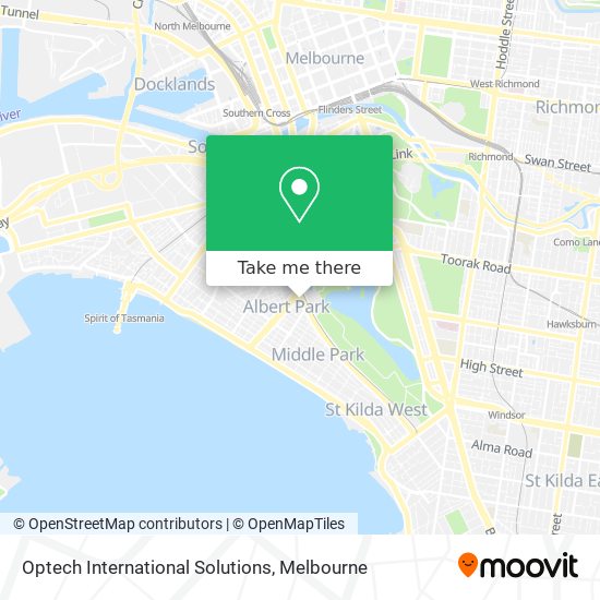 Optech International Solutions map