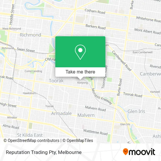 Reputation Trading Pty map