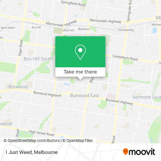 I Just Weed map