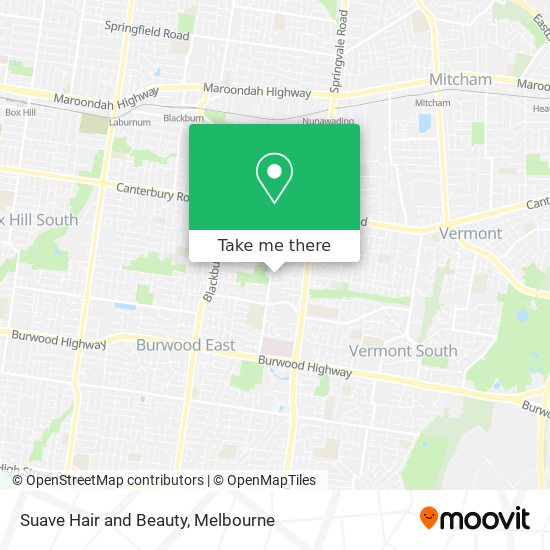 Suave Hair and Beauty map