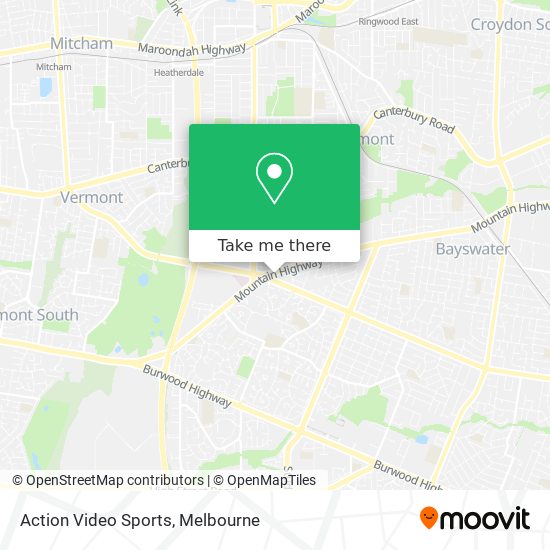 Action Video Sports map