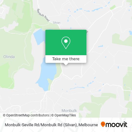 Mapa Monbulk-Seville Rd / Monbulk Rd (Silvan)