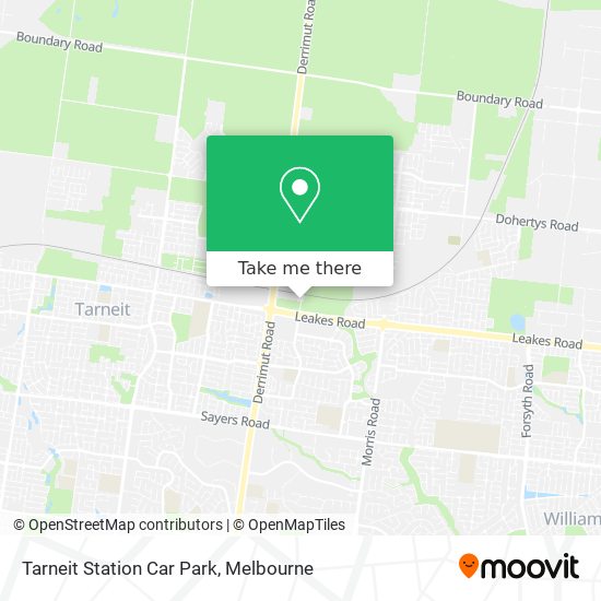 Tarneit Station Car Park map
