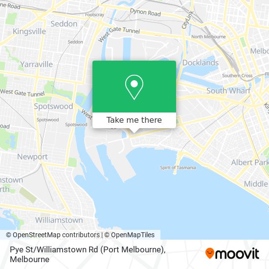 Pye St / Williamstown Rd (Port Melbourne) map