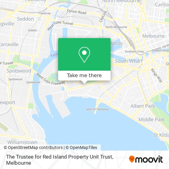 The Trustee for Red Island Property Unit Trust map