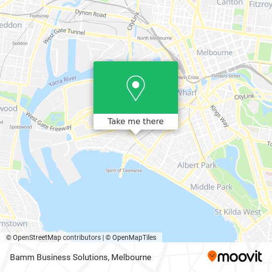 Bamm Business Solutions map
