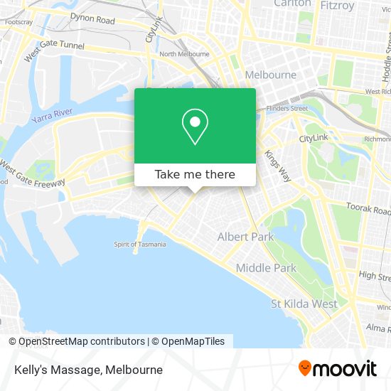 Mapa Kelly's Massage