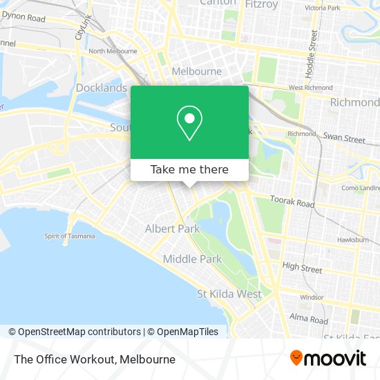 The Office Workout map