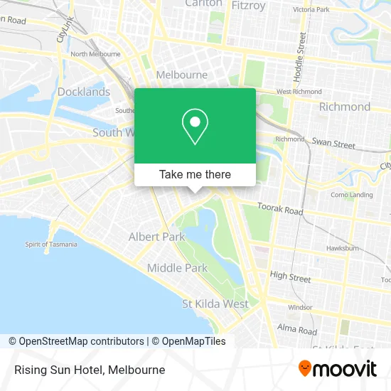 Rising Sun Hotel map
