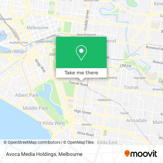 Avoca Media Holdings map